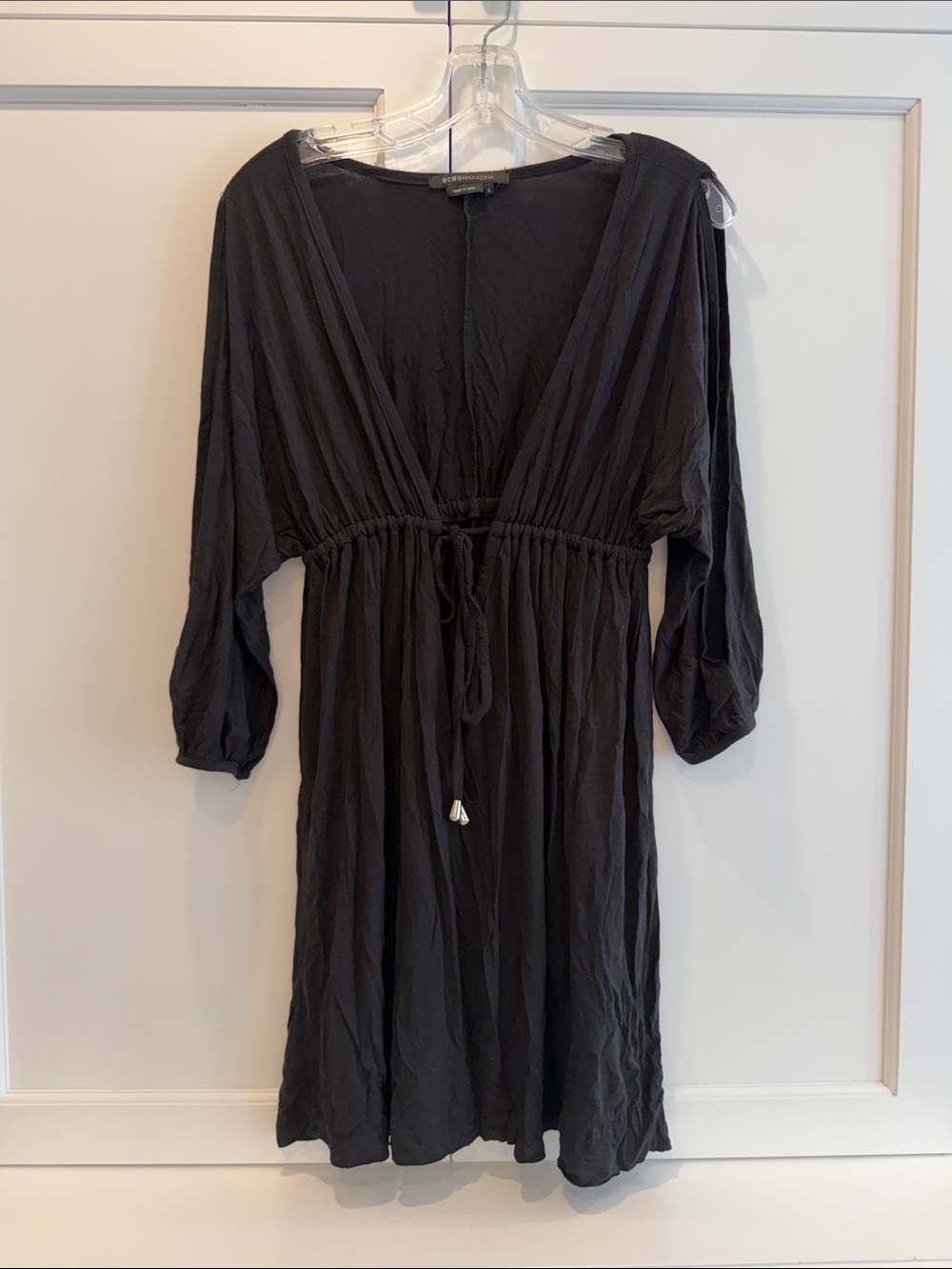 BCBGMaxAzria Black Swim/Beach Cover up